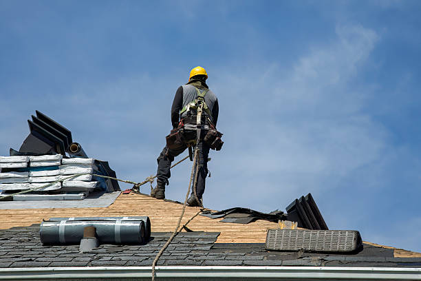 Professional Roof Installation technician working in Madison, PA